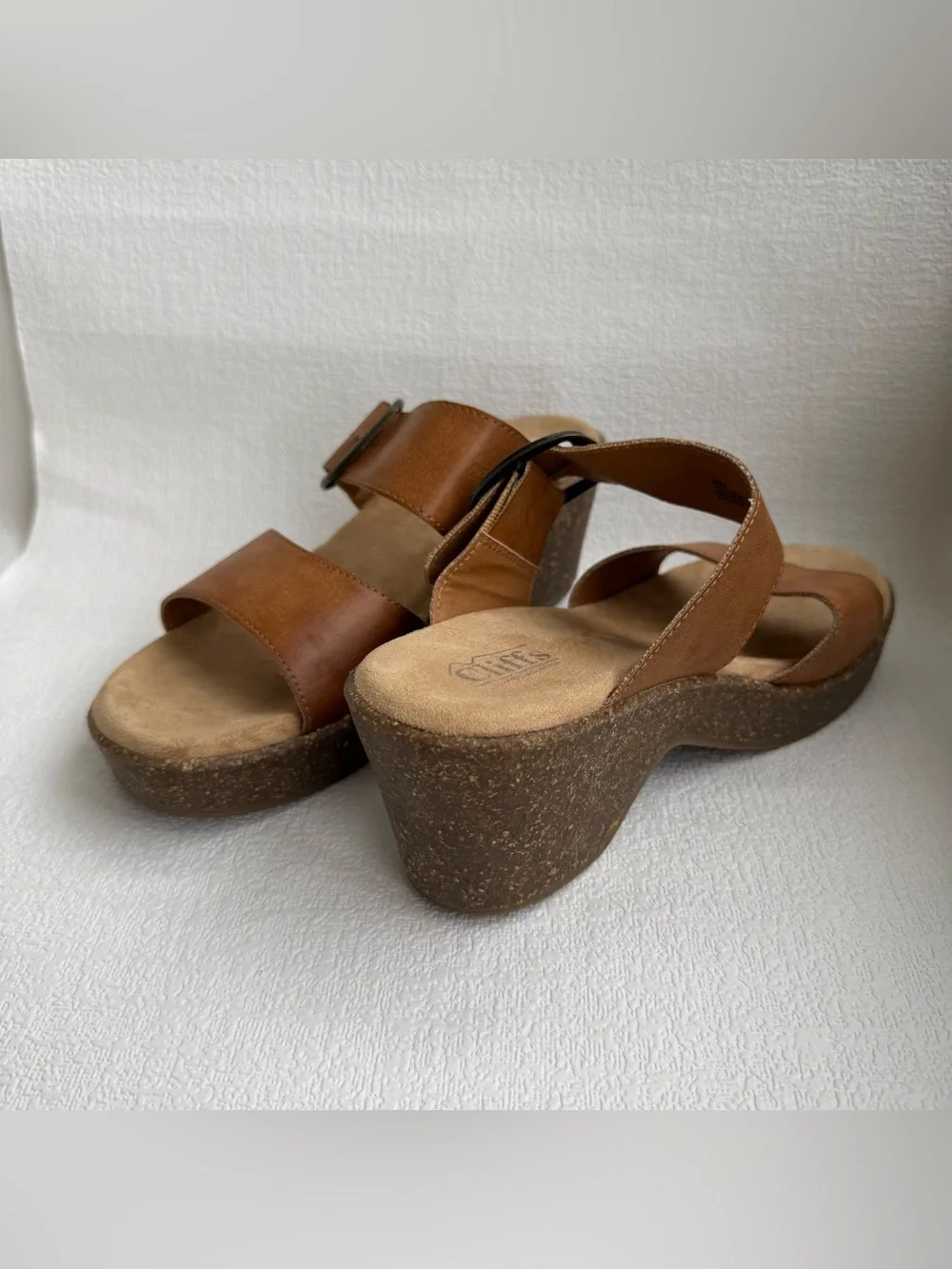 Cliffs by White Mountain Cicada Women’s 9 Brown Platform Wedge Sandals